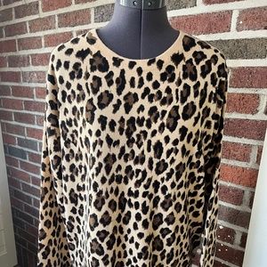 Studio Works Animal Print Sweater